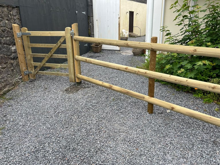 Close-board fencing completed by PC Landscaping in South Devon