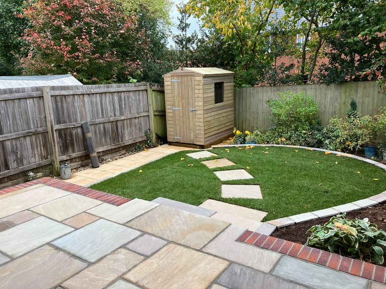 Garden renovation completed by PC Landscaping in South Devon