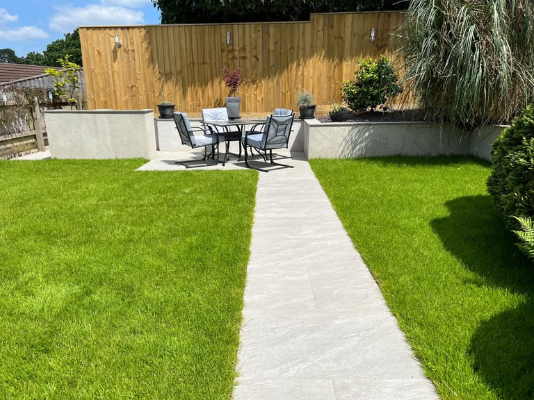 Garden renovation completed by PC Landscaping in South Devon