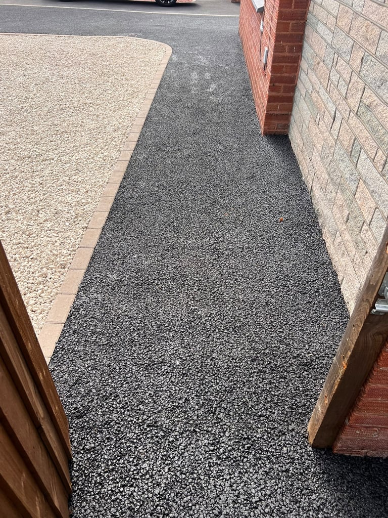 Tarmac driveway completed by PC Landscaping in South Devon